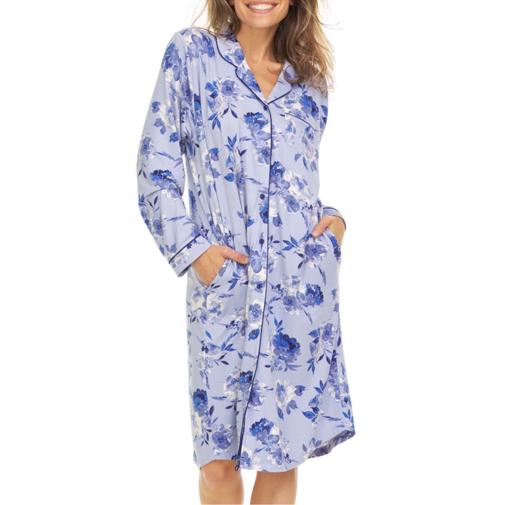 Flora by Flora Nikrooz Notch Collar Sleep Shirt - Picture 7 of 8